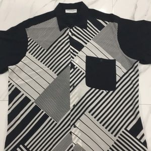 Pancaldi bottom down shirt. 100% silk